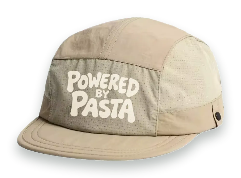 Powered-by-Pasta-Cap in desert beige